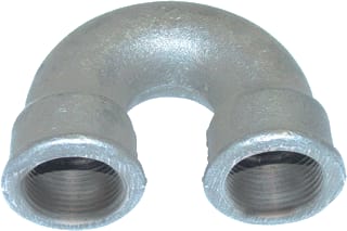 Nefit Industrial - Gegalvaniseerd 60 Fitting met 2 aansluitingen neft bocht 1 1/2 geg 60