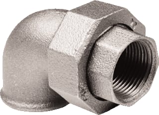 Nefit Industrial - Gegalvaniseerd 96 Fitting met 2 aansluitingen Neft Kniekopp 3 Geg