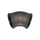 Nefit Industrial - Zwart 120 Fitting met 2 aansluitingen Neft Knie 1 45Gr Zw