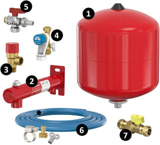Flamco - Installatiepakket Combi-art. Verwarming Basefl. Install.Pak Comfort 18