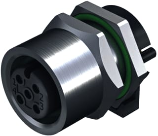 Weidmüller - Ronde connector, inbouw (PCB) 2423240000