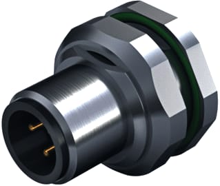 Weidmüller - Ronde connector, inbouw (z/kabel) 2424210000