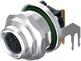 Weidmüller - Ronde connector, inbouw (PCB) 2424360000