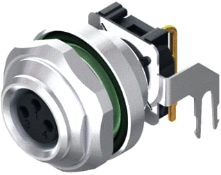 Weidmüller - Ronde connector, inbouw (PCB) 2424390000