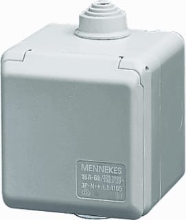 Mennekes - Cepex CEE-wandcontactdoos Wcd Cee 5/16/400 Op