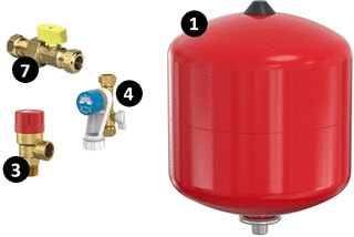 Flamco - Installatiepakket Combi-art. Verwarming Basefl. Install.Pak Basis 18