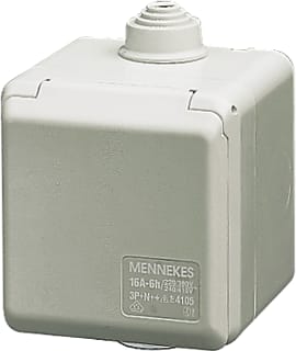 Mennekes - Cepex CEE-wandcontactdoos Wcd Cee Ra 16/230 Op Gr