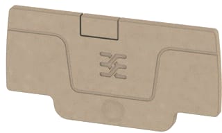 Weidmüller - Eindplaat rijgklem Eindplaat 52 76Mmx2.1Mm Bei
