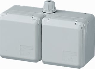 Mennekes - Cepex CEE-contactdoos combinatie Wcd 2V 5/16/230+Ra