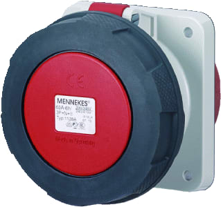 Mennekes - CEE-contactdoos, aanbouw Cee Abcntds 5P 63A 400 Xd