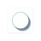 Jung - CD RANGE Bed.element / centr.pl. schakelmat. Afd Draaidim Cd Wit