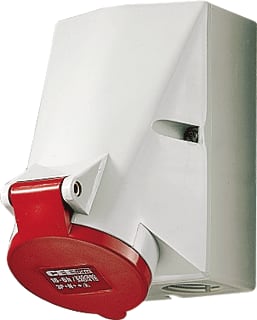 Mennekes - CEE-wandcontactdoos Wcd Cee 7P 16A 400V Vn
