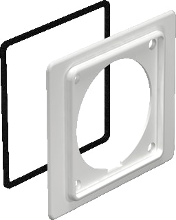 OBO - WDK Bodemplaat schakelmateriaal Flens Cee Inbds75X75Mm Xd