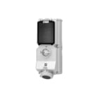 Mennekes - Duo CEE-cont.doos uitschak.baar, bevei. Wcd Cee 5P 32A 400 Rail D
