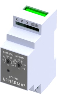 Etherma - Ruimtetemperatuurregelaar modulair elek inb verd.regel. 5-60