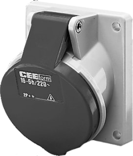 Mennekes - CEE-contactdoos, aanbouw Cee Abcntds 4P 16A 400 Xd