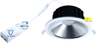Megaman - Downlight/spot/schijnwerper Infinite Milena 150Mm