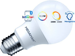Megaman - LED-lamp Infinite A60 Rgbw Bluetoo
