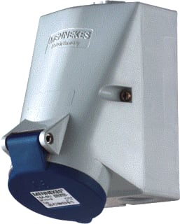 Mennekes - CEE-wandcontactdoos Wcd Cee 3P 32A 230V