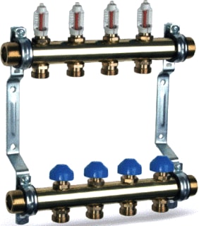 Watts - HKV2013 A Verdeler voor hydronische circuits Vrdlr 5Gr Messing