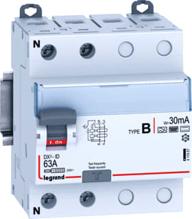 Legrand - LEXIC DIN Aardlekschakelaar Schak B 2P 63A 230V 4 Mod
