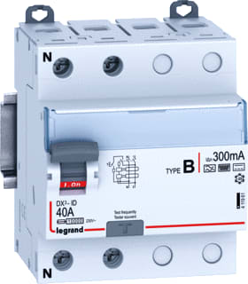 Legrand - LEXIC DIN Aardlekschakelaar Schak B 2P 40A 230V 4 Mod