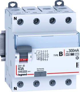 Legrand - LEXIC DIN Aardlekschakelaar Schak B 4P 63A 230/400V