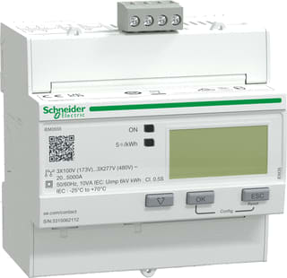 Schneider Electric - Acti 9 Elektriciteitsmeter A9Mem3555