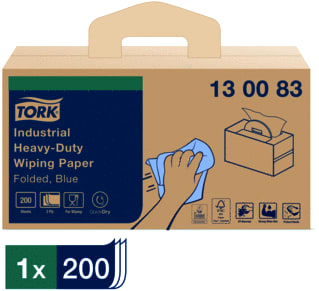 Tork - Poetsdoek Inds Ptspp 3L Bl W7 200St
