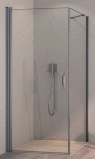 Hüppe - Douchedeur aurap zijw v dr 100 z/hg