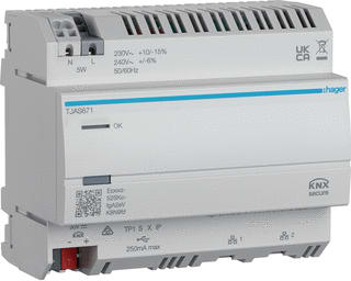Hager - Domovea Basic Systeeminterface bussysteem Tjas671