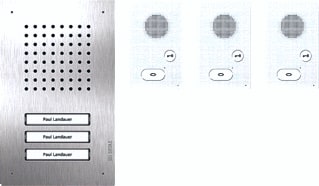 Siedle - Deurintercom-set clab 850-3 e/w audio-set