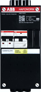 ABB - Hafonorm HM Groepenkast, geassembleerd Inst.Kast Pv 16A 1F 40A 1F