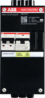 ABB - Hafonorm HM Groepenkast, geassembleerd Inst.Kast Pv 25A 1F 40A 1F