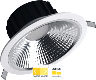 Megaman - MILENA Downlight/spot/schijnwerper 10/16W 3/4K Relect