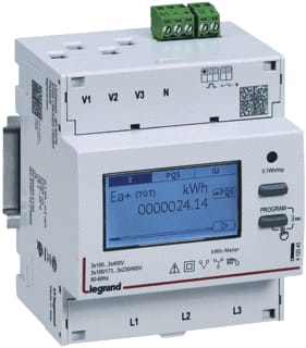 Legrand - EMDX Elektriciteitsmeter Drief Ti 5A Mid Imp 4Mod