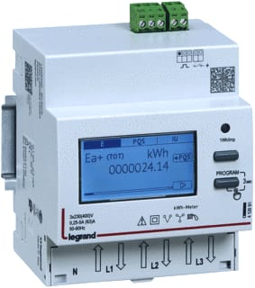 Legrand - EMDX Elektriciteitsmeter Tel Drief 63A Imp Aans4