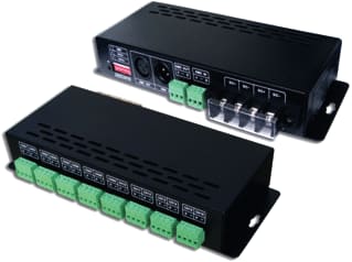 Ltech - Controller verlichtingsarmaturen decoder dmx 16x700ma
