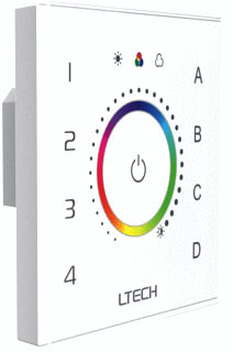 Ltech - Controller verlichtingsarmaturen Touch Contr Dali Rgb Edt3
