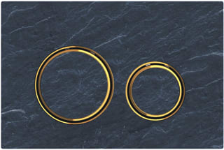 Geberit - Sigma50 Bedieningsplaat spoelsysteem Bed Pan Rnd Mes/Mu
