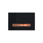 Geberit - Sigma50 Bedieningsplaat spoelsysteem Bed Pan Sq Rgd/Zw
