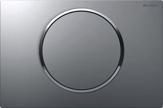Geberit - Sigma10 Bedieningsplaat spoelsysteem Bed Pan Rnd Mchr
