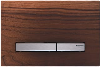 Geberit - Sigma50 Bedieningsplaat spoelsysteem Bed Pan Sq Chr/Not
