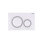 Geberit - Sigma20 Bedieningsplaat spoelsysteem Bed Pan Rnd Wt