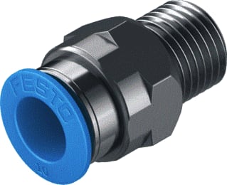 Festo - Fitting met 2 aansluitingen Qs-1/4-10-50