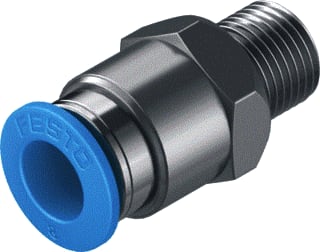 Festo - Fitting met 2 aansluitingen Qs-1/8-8