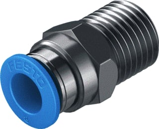 Festo - Fitting met 2 aansluitingen Qs-1/4-8
