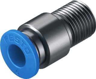 Festo - Fitting met 2 aansluitingen Qs-1/8-6-I