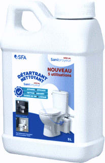 Sanibroyeur - Reinigingsmiddel ontkalker 5 liter fl