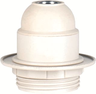 Bailey - Lampholder Lampfitting Lmph E27 Half Dra+Ring Wt